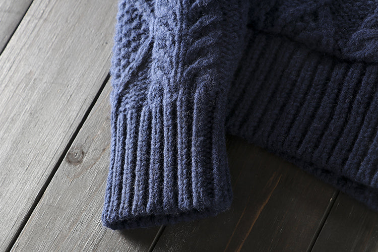 X05 Export Europe and America foreign trade original order tail goods cut label autumn and winter men's wool sweater cardigan sweater outer fashion