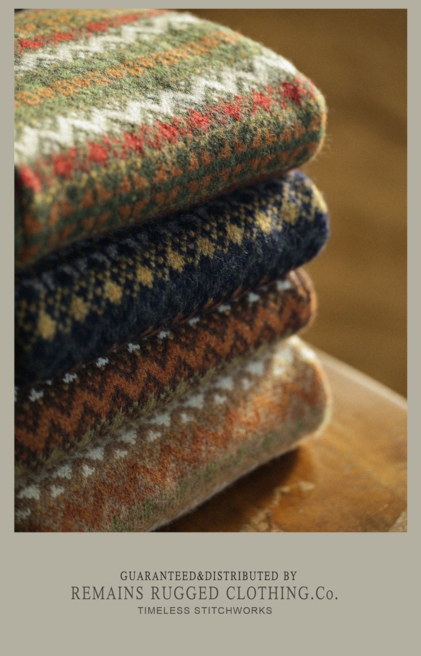 British-Retro Fair Isle Wool Vest – Idle Style Jacquard (Unisex)