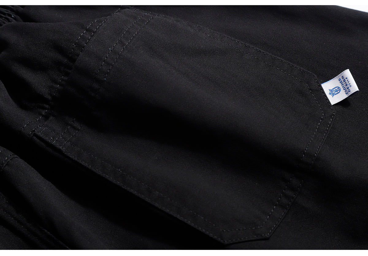 Paratrooper Cargo Pants – Loose Straight Drawstring Casual Trousers Men | Yamalinclothes