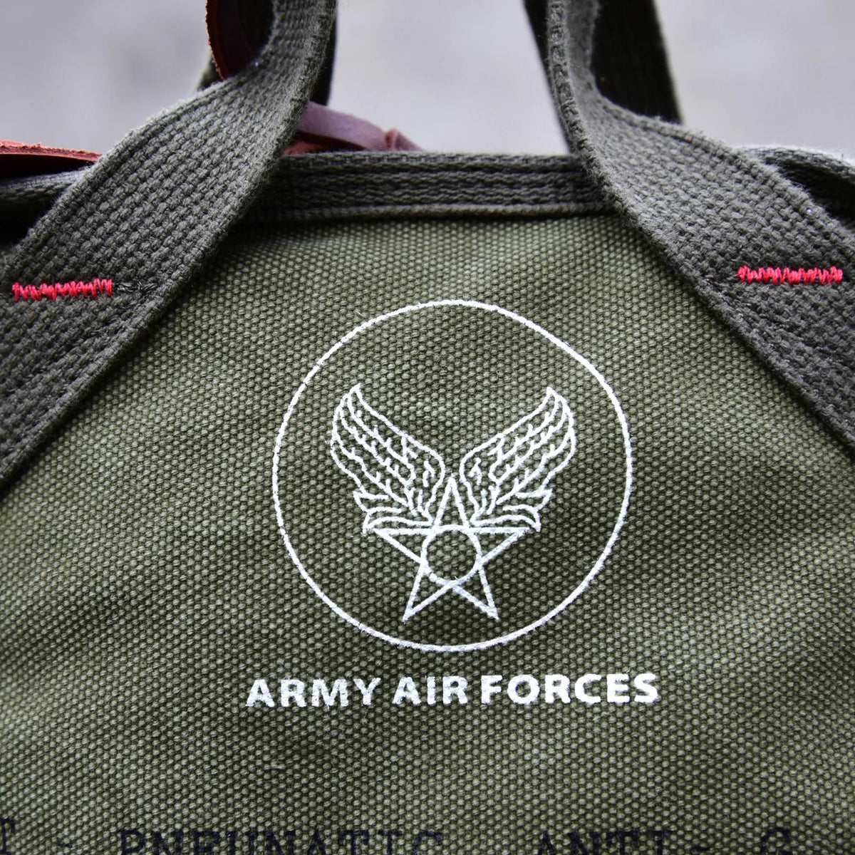 WWII Military Washed Canvas Shoulder Crossbody Bag – Heavy Duty Brass Hardware Men's Casual Bag | Yamalinclothes