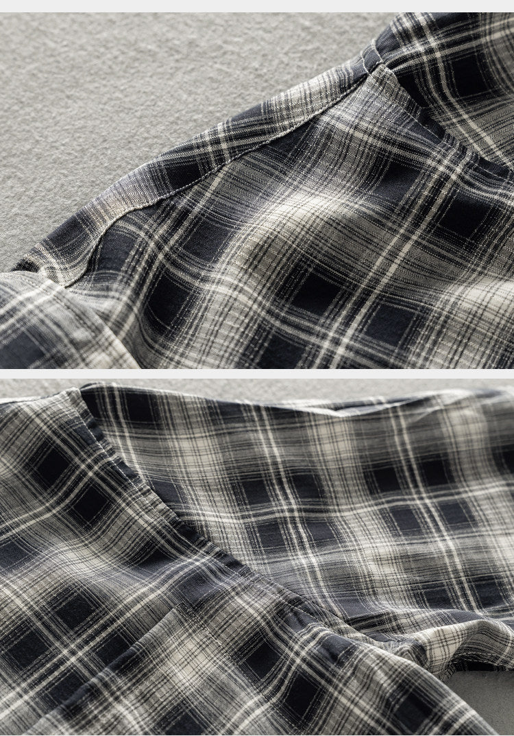 Plaid Shirt – Relaxed Fit & Chest Pocket | Yamalinclothes