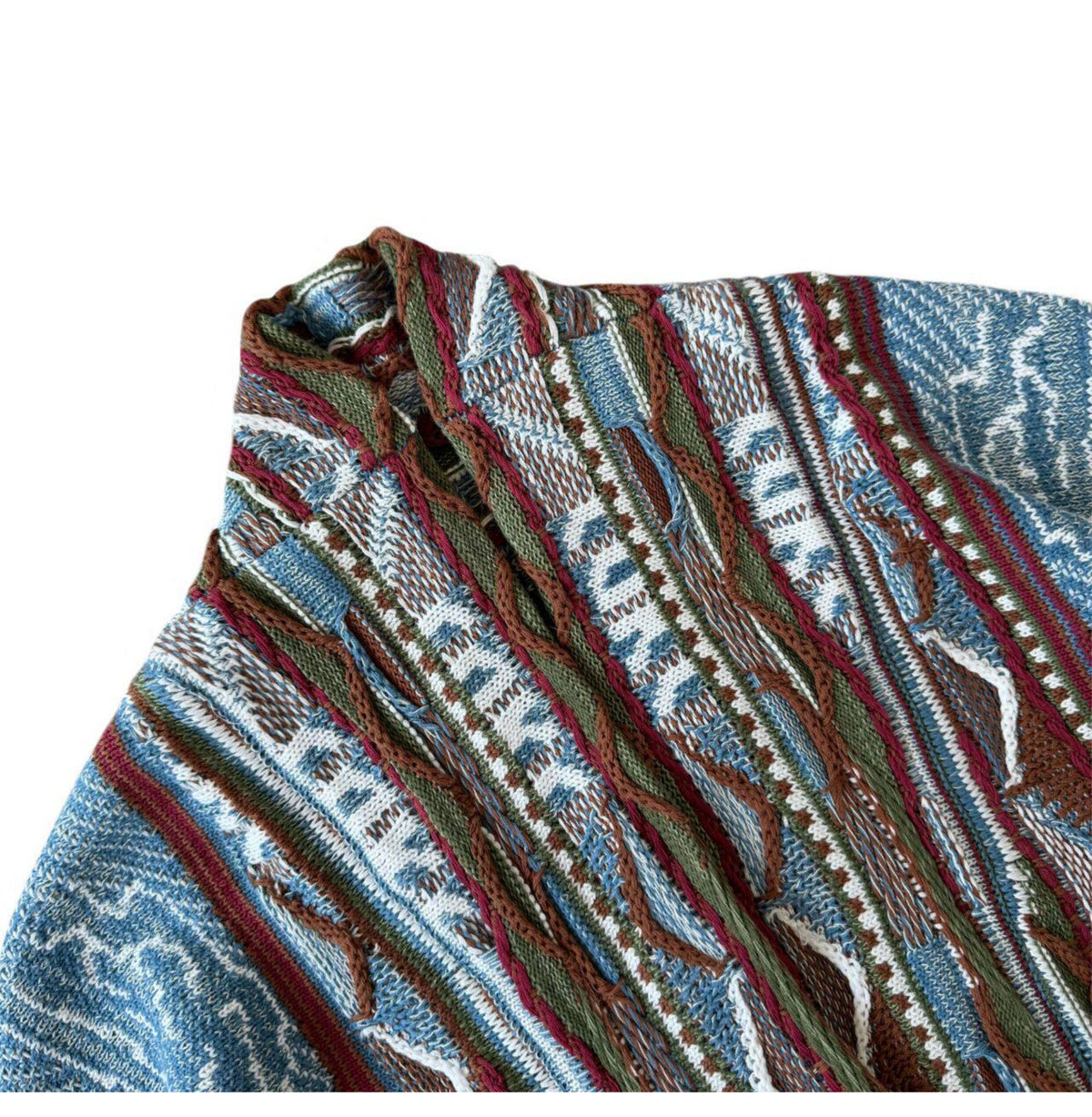 Cotton Jacquard Cardigan – Textured Open Front | Yamalin clothes | Vintage workwear outfit for men