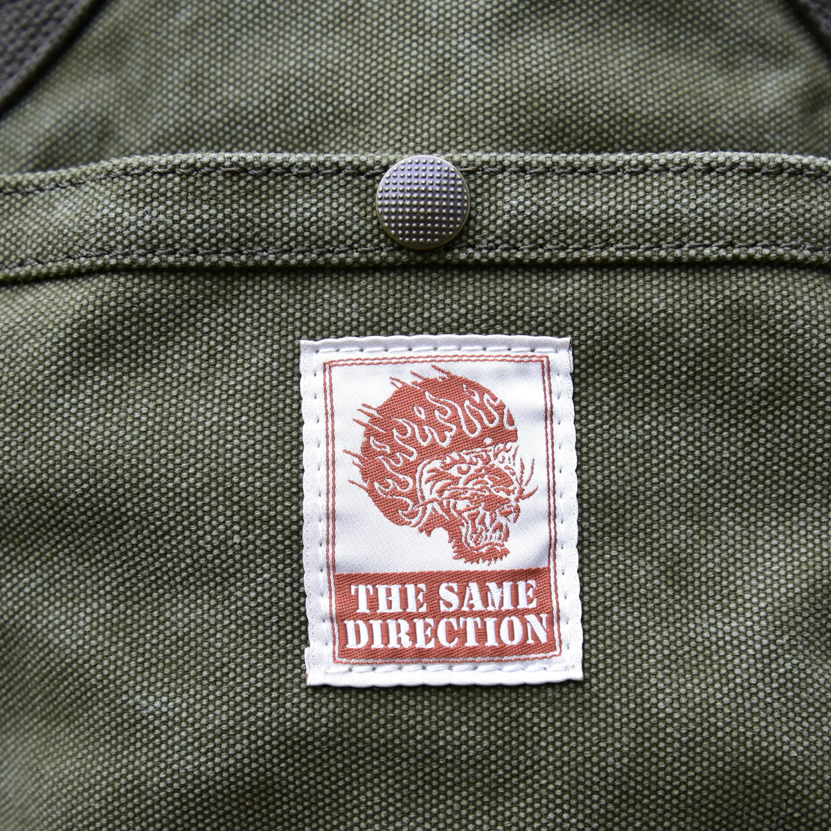 WWII Military Washed Canvas Shoulder Crossbody Bag – Heavy Duty Brass Hardware Men's Casual Bag | Yamalinclothes