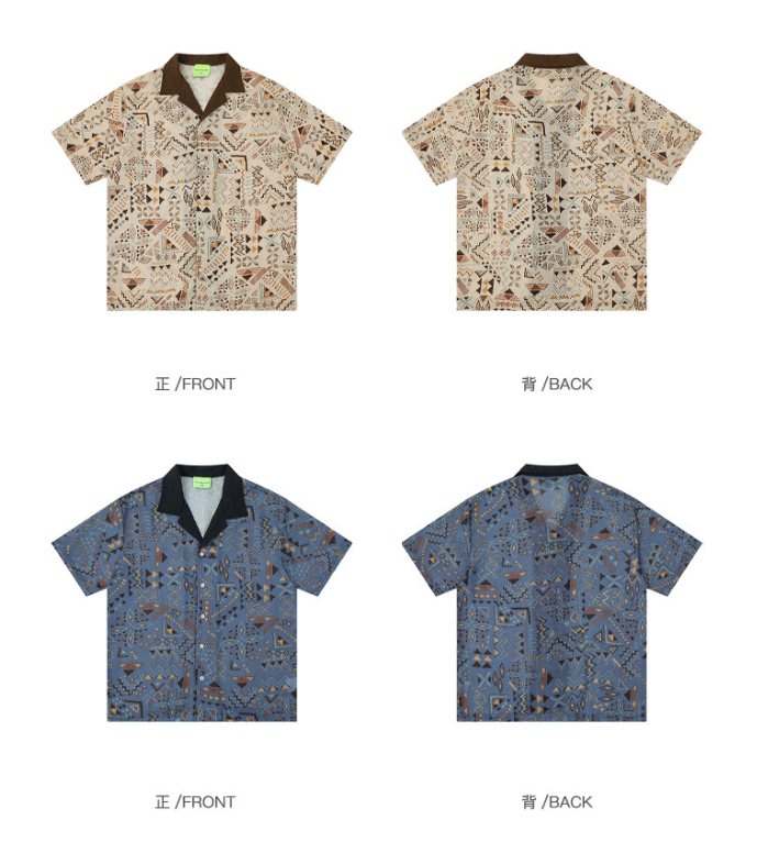 قمصان وودو WOODOO بتصميم فريد على الطراز الأمريكي القديم، طباعة كاملة إبداعية على الجرافيتي، قمصان كاجوال ومتعددة الاستخدامات للرجال والنساء بأكمام قصيرة