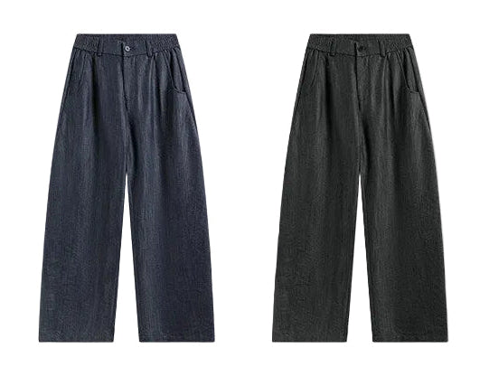 Cationic dyed denim raw color ultra-thin wrinkle-resistant casual jeans