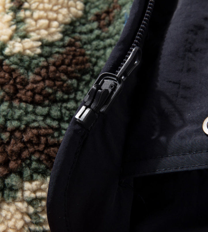 Reversible Fleece Jacket – Geometric Pattern | Yamalinclothes | Vintage workwear outfit