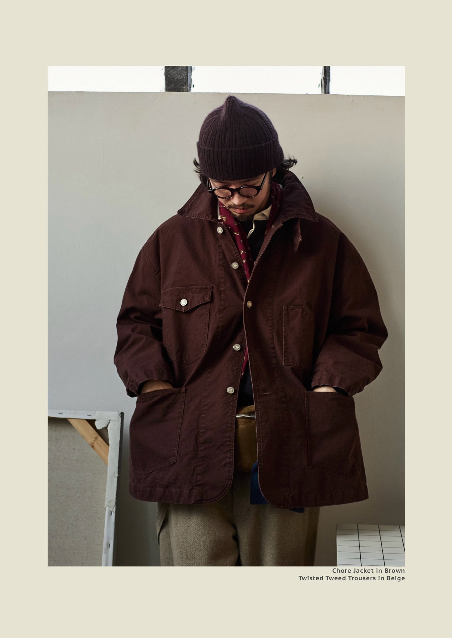 Chore Jacket - Yamalin Classic Heavy Wash French Workwear Cargo Jacket