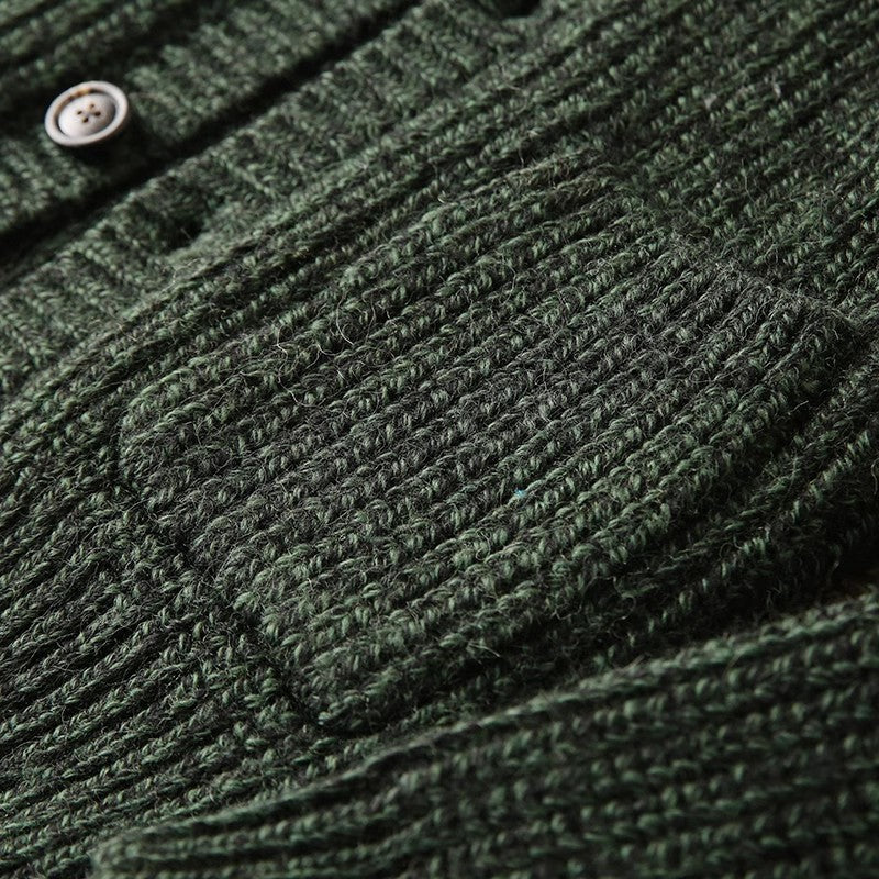 Heavy rare! Italy order men's autumn and winter thick sweater s cardigan clothescoat