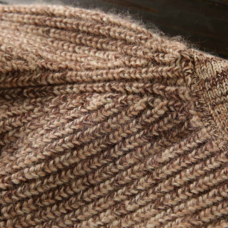 X06 Heavy all wool! Italian single foreign trade tail goods high-end men's autumn and winter knitted cardigan thickened sweater coat