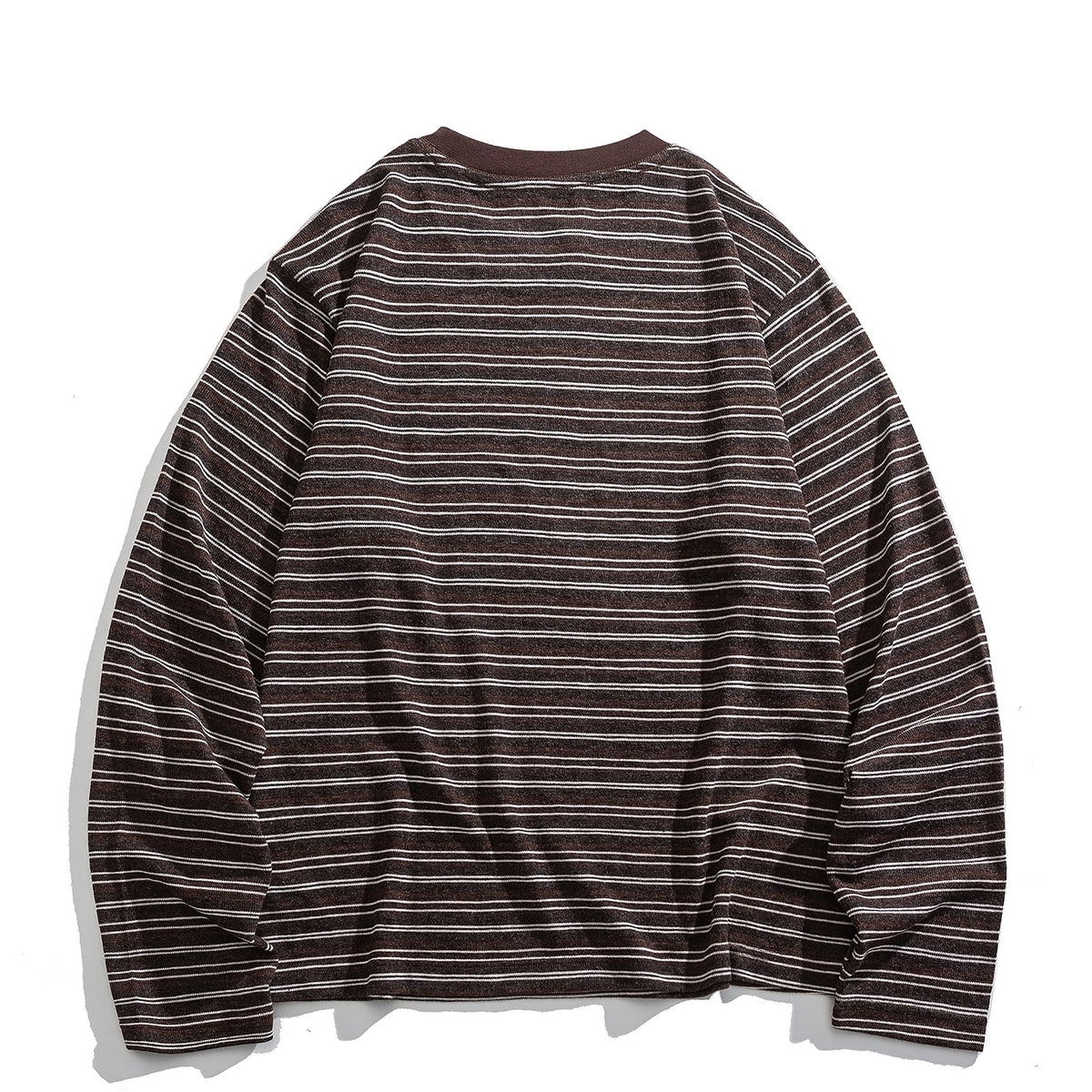 Japanese Vintage Stripe Long-Sleeve T-Shirt – Relaxed Unisex Base Layer Top | Yamalinclothes