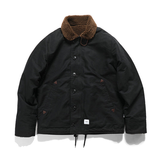 Quilted Cotton-Padded Jacket – Workwear Loose Warm Unisex