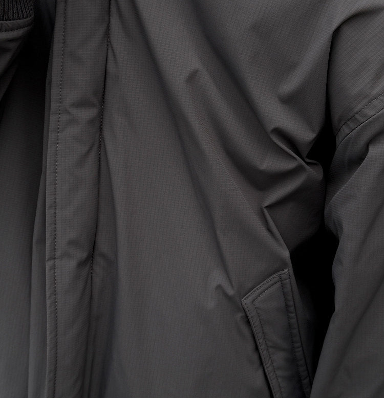 Duck Down Jacket – Stand Collar & Ribbed Hem | Yamalinclothes