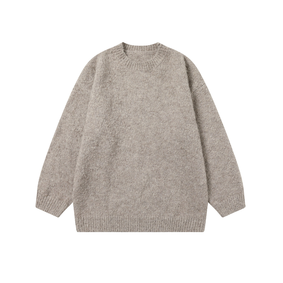 Retro Lazy Wool Knit Pullover – Loose Unisex Sweater | Yamalinclothes
