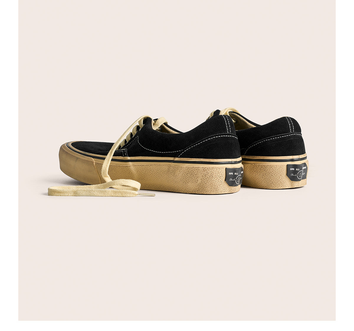 suede low-top canvas shoes Thick-soled vulcanized shoes Retro Japanese trendy men's and women's crestboard shoes 2025