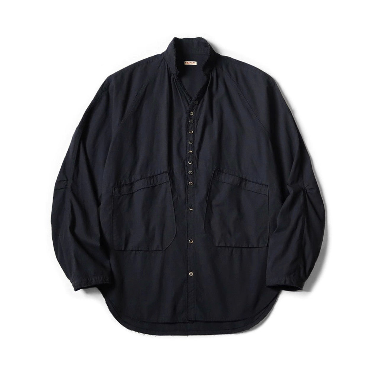25AW Kapital Kazuhiro Hirata Cotton-Linen Shirt – Double Pocket, Irregular Button, Loose Japanese Streetwear