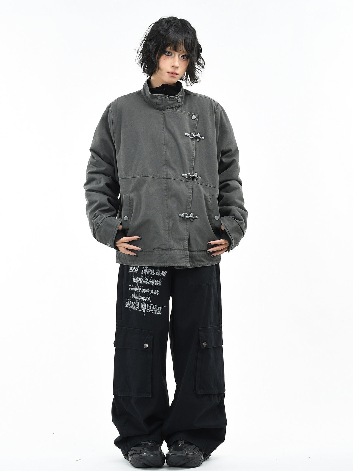 Deconstructed Cargo Cotton Jacket – Unisex Warm Winter | Yamalinclothes