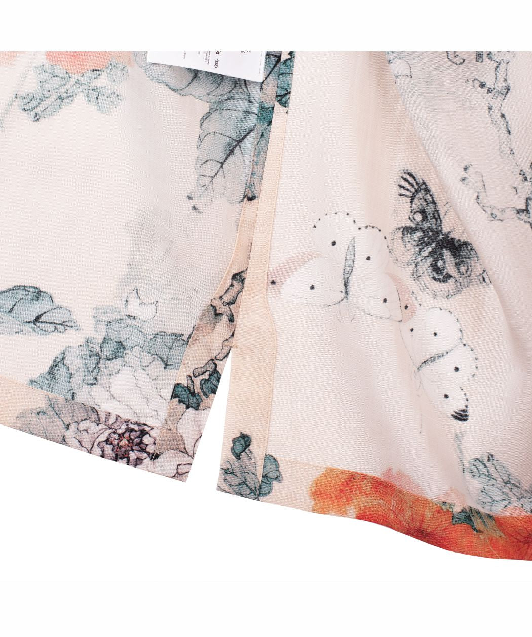 Retro Cuban-Collar Hawaiian Print Short-Sleeve Shirt – Cotton Poplin (Unisex)