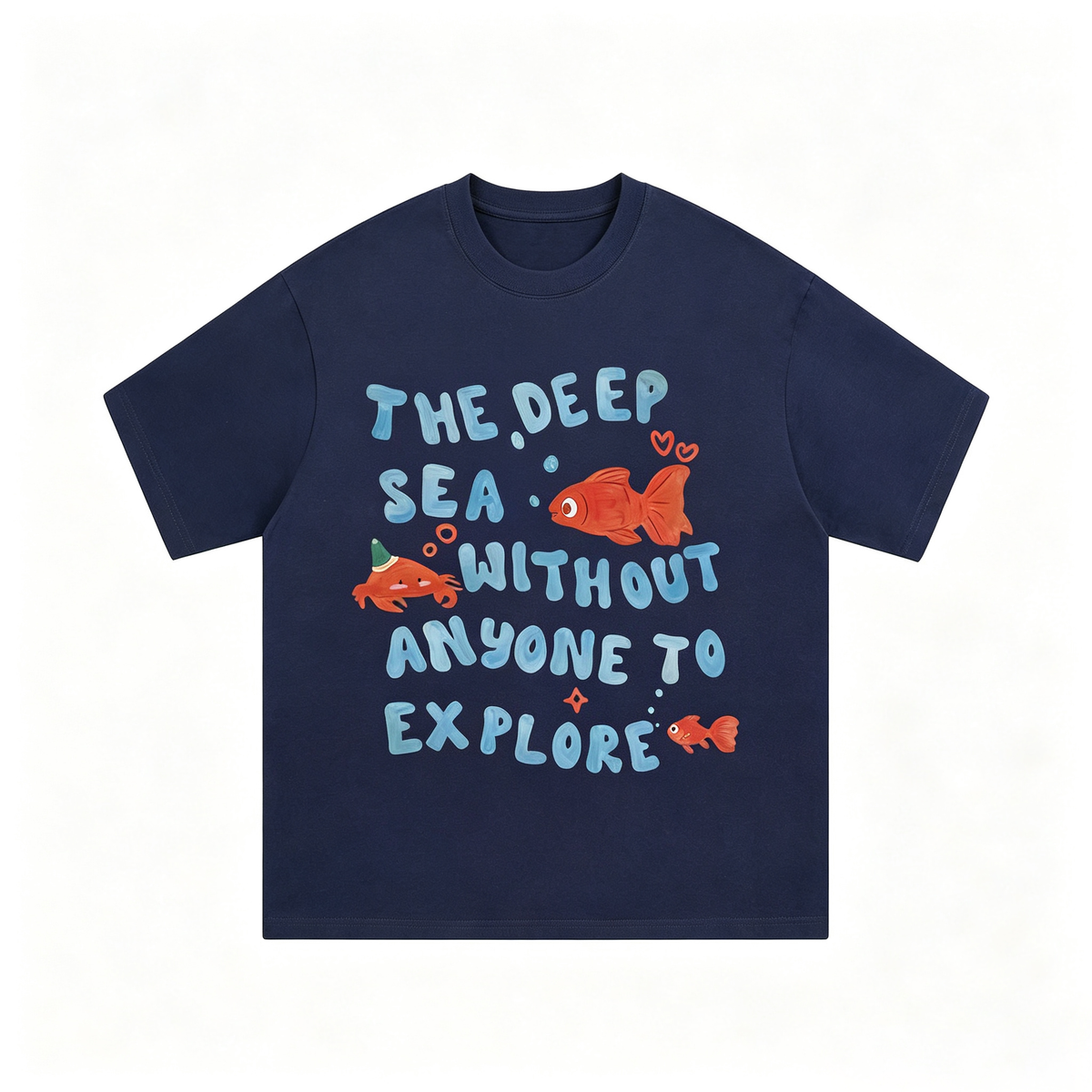 Alphabet Cartoon Print Loose T-Shirt – Vintage Unisex Casual Streetwear | Yamalinclothes