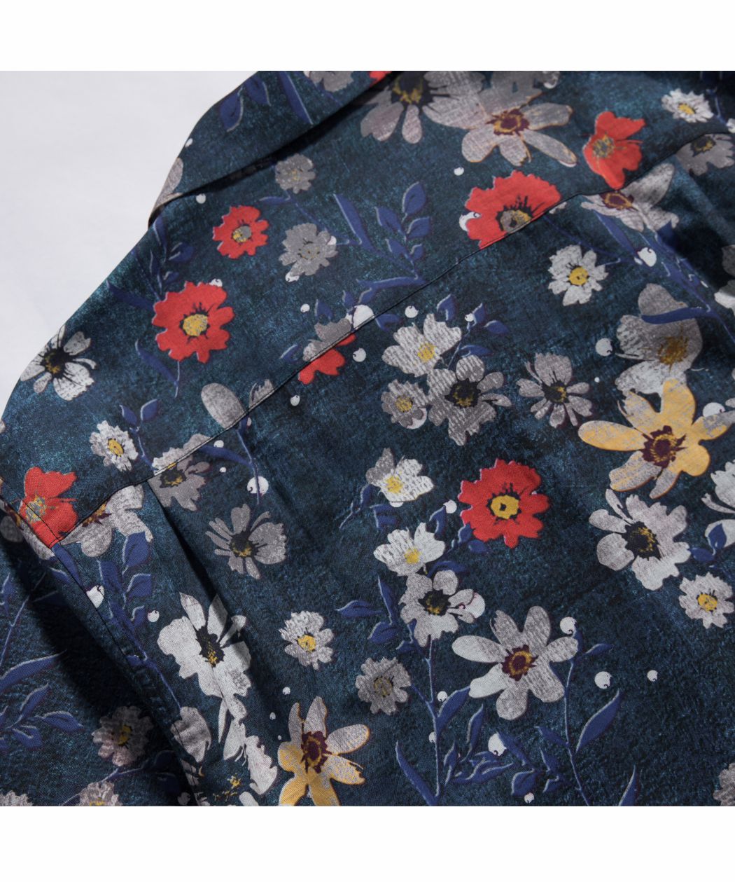 New Amekaji Retro Short Sleeve Shirt Printed Cotton Linen Shirt