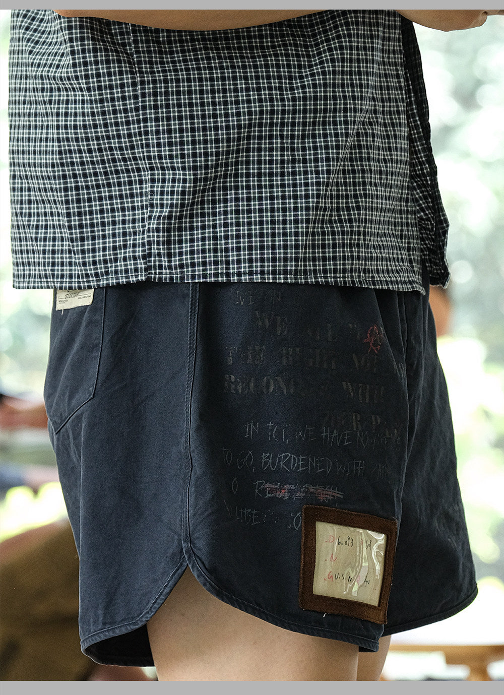 شورت صيفي أمريكي كاجوال فضفاض ومغسول بطباعة متعدد الاستخدامات