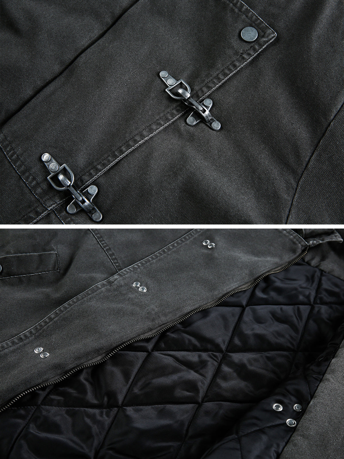Deconstructed Cargo Cotton Jacket – Unisex Warm Winter | Yamalinclothes