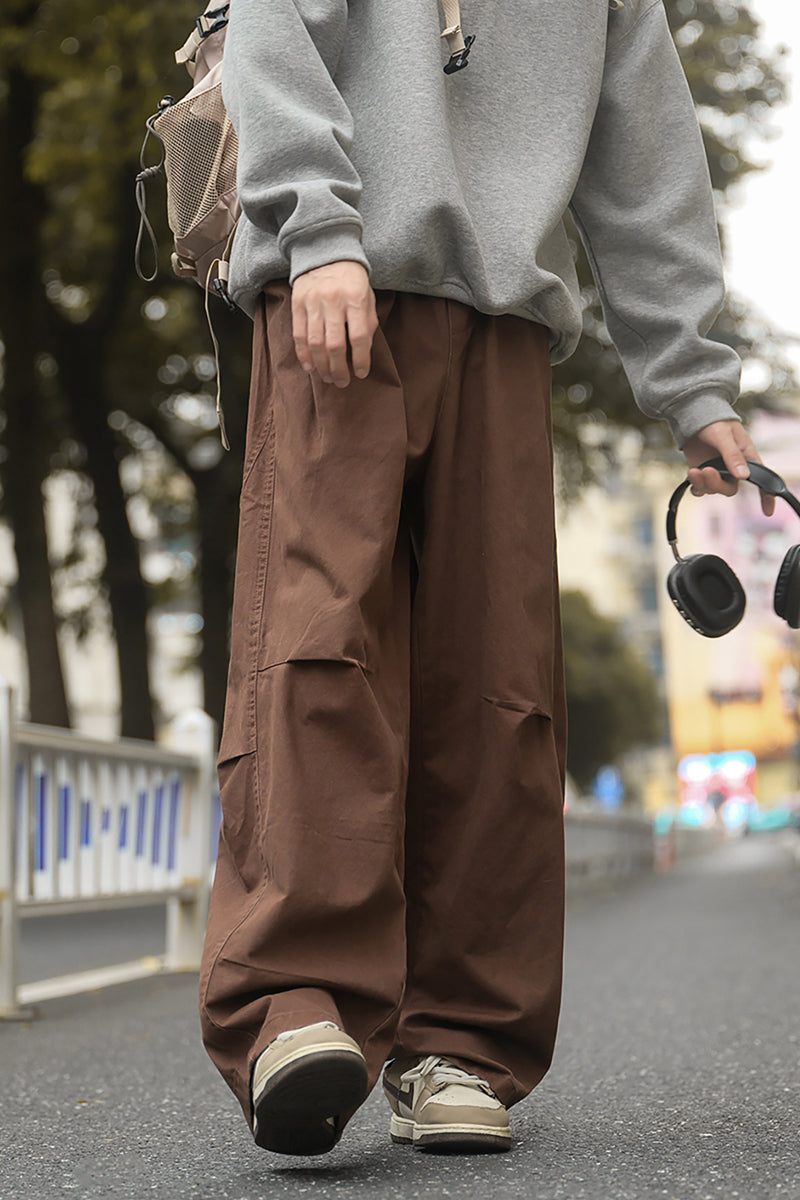 Cotton Utility Pants – Washed Finish & Panel Seams | Yamalinclothes