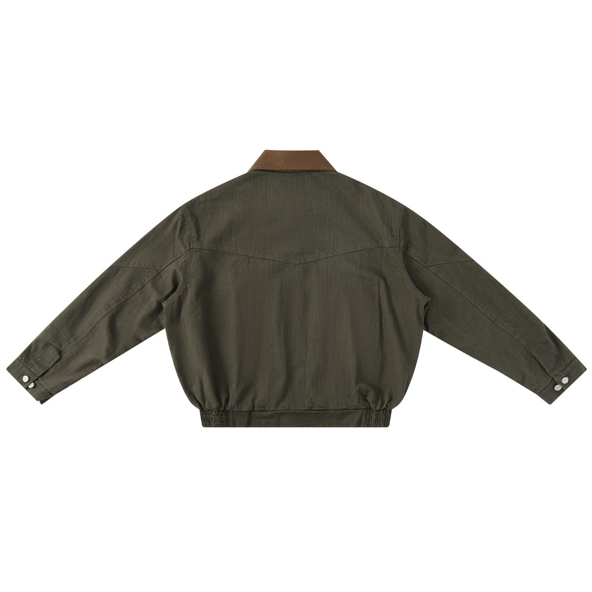American Vintage Large Pocket Waist-Cinching Jacket – 100% Cotton Men's Streetwear Coat | Yamalinclothes