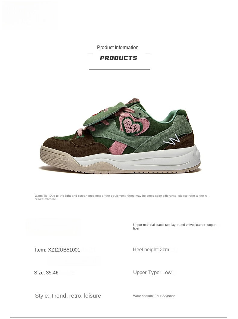 GOST&XAVIER Collaboration Casual Sneakers "Unforgettable Love"