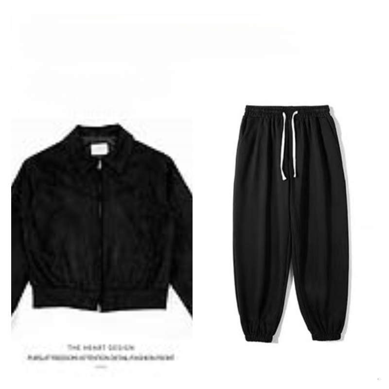 Autumn Winter Retro High Street Suede Short Jacket Men Thickened Stylish Versatile Motorcycle Lapel Flight Casual Jacket