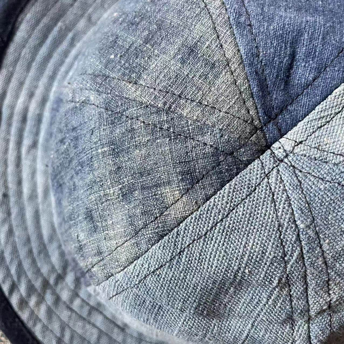 Indigo-Dyed Antique Fisherman’s Bucket Hat – Adjustable Brim Japanese Vintage Cap | Yamalinclothes