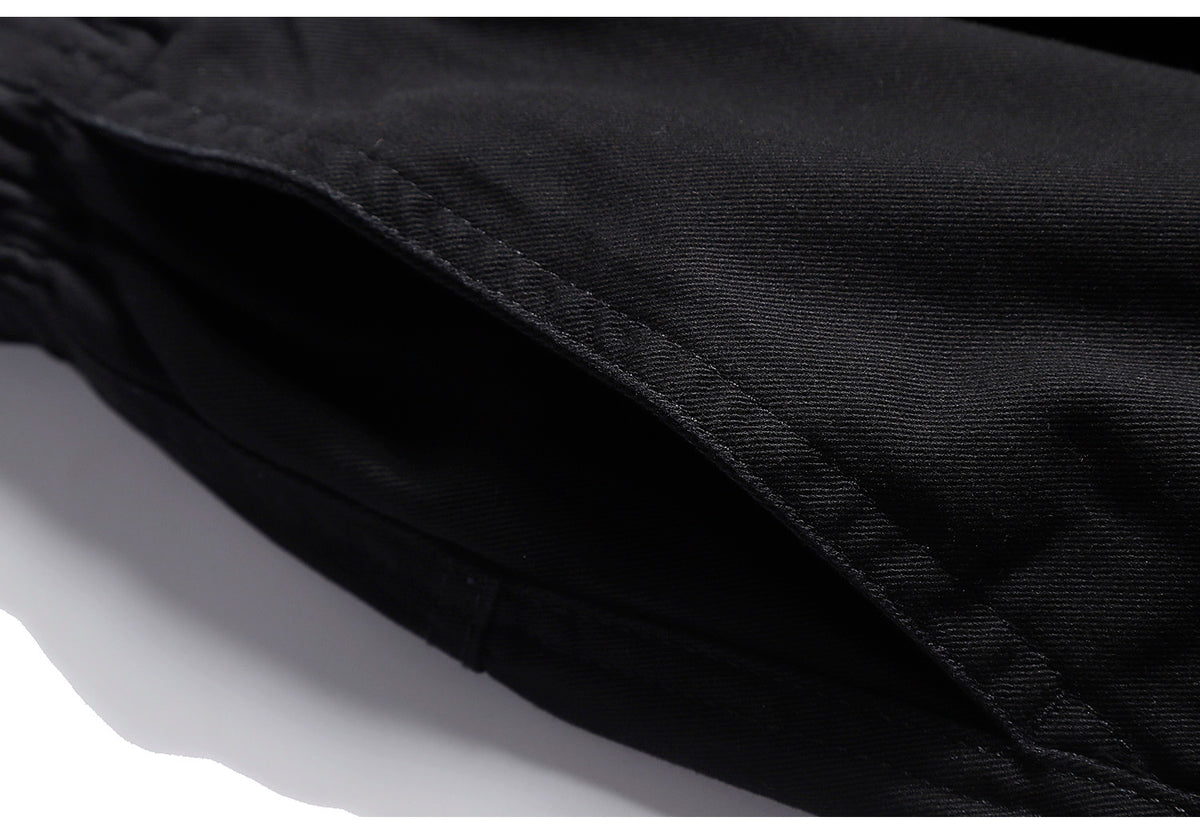 Paratrooper Cargo Pants – Loose Straight Drawstring Casual Trousers Men | Yamalinclothes