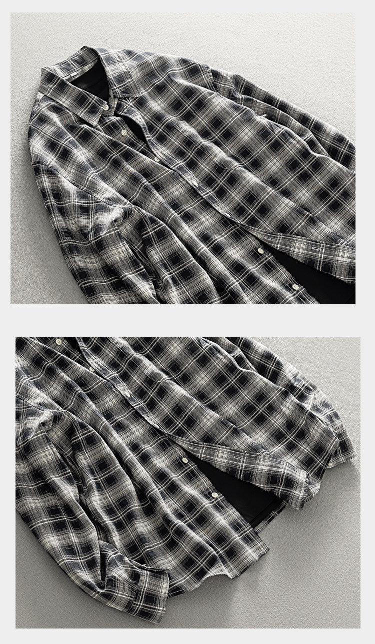 Plaid Shirt – Relaxed Fit & Chest Pocket | Yamalinclothes