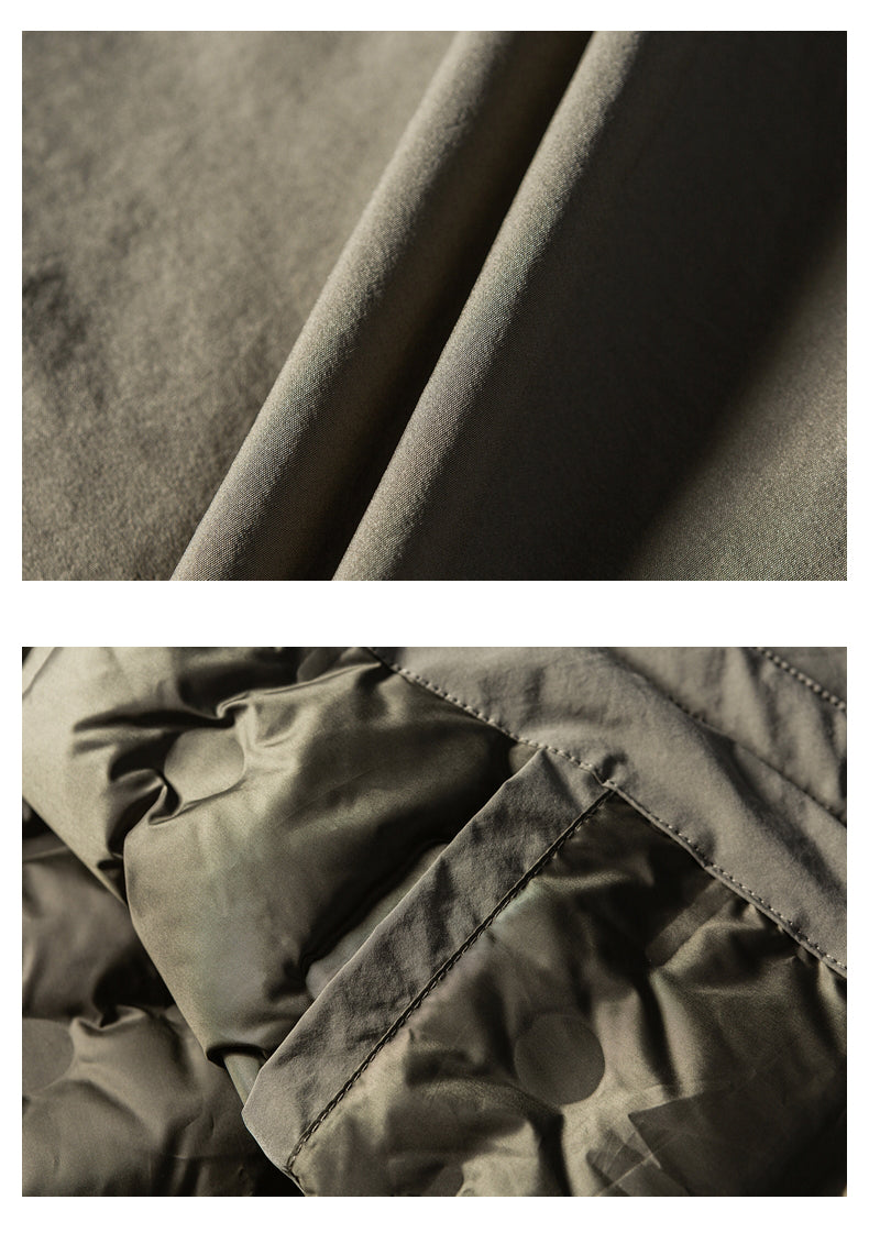 Men's 2025 Shirt-Style Down Jacket - High-End Lightweight 90% White Duck Down Outdoor Warm Coat