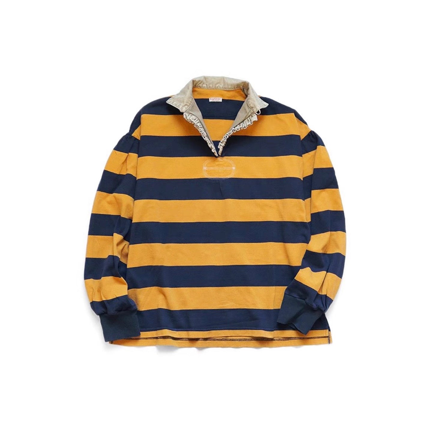 25AW Kapital Kazuhiro Hirata Patchwork “Baijia Cloth” Long Sleeve Pullover – Japanese Retro Loose Shirt