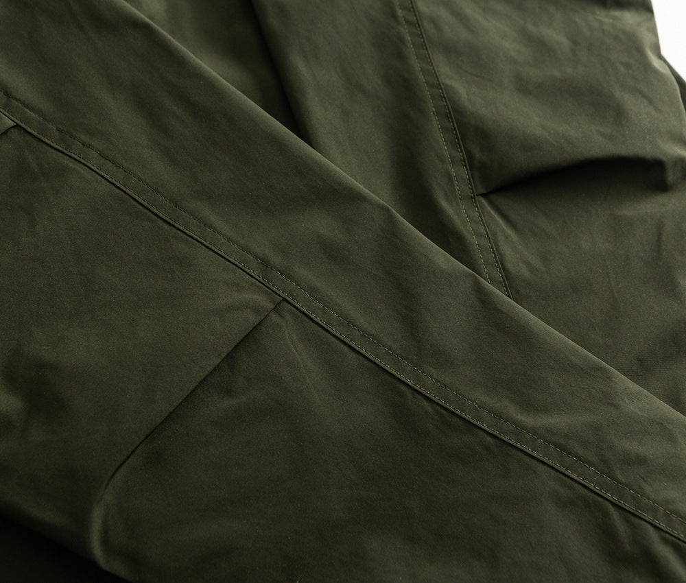 M65 Military Midi Trench Coat – Oversized Unisex Parka Jacket