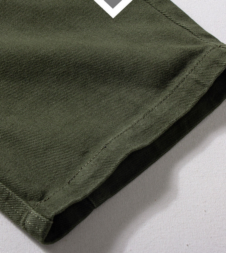 Cotton Work Pants – Drawstring Waist & Relaxed Fit