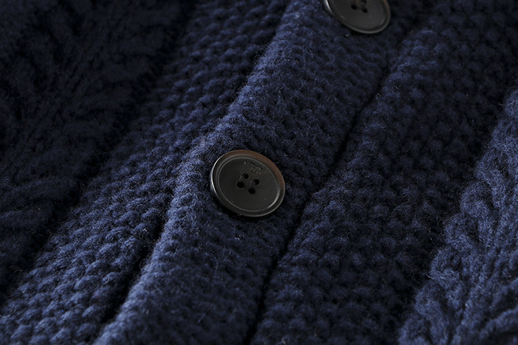 X05 Export Europe and America foreign trade original order tail goods cut label autumn and winter men's wool sweater cardigan sweater outer fashion