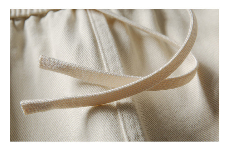 Curved-Leg Pants – Washed Finish & Panel Seams | Yamalinclothes
