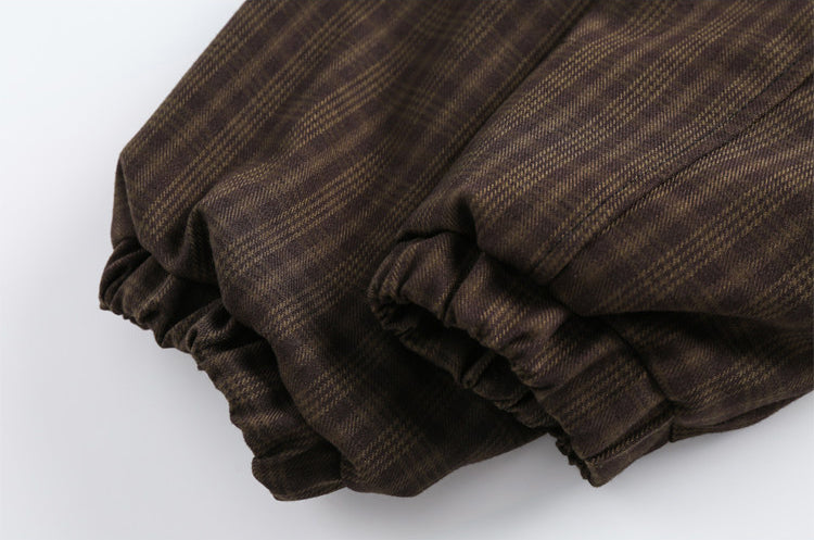 Big grid small grid Patchwork Men's Spring 2025 New Jacket | Japanese vintage | yamalin clothes | Yamalinclothes