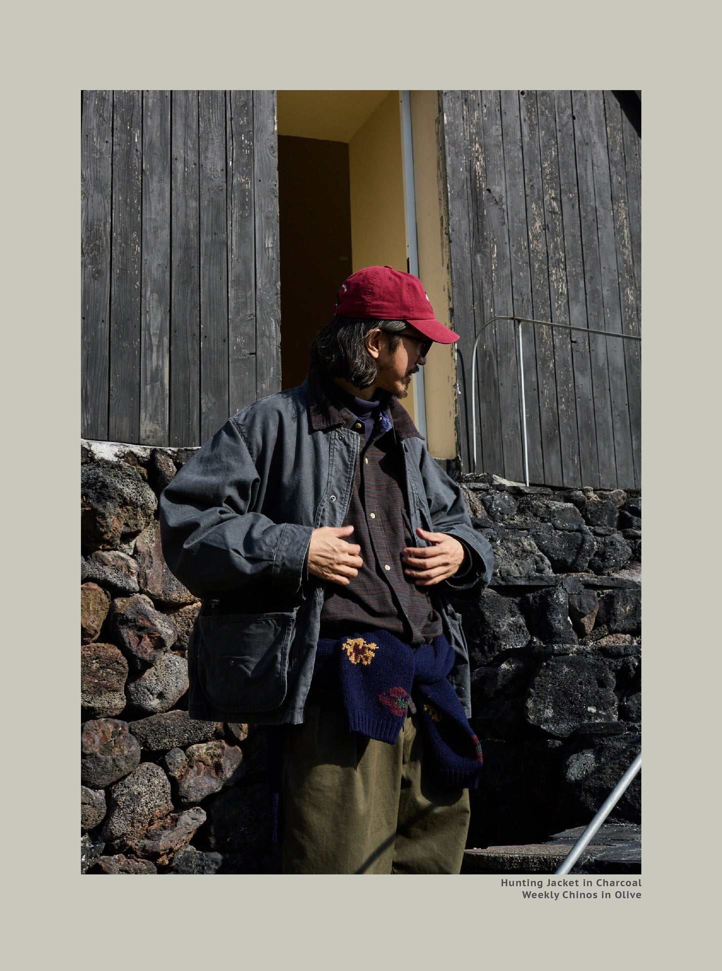 FW25 USAGE Hunting Jacket - Yamalin Heavy Year Washed Cotton Barn Hunting Silhouette Jacket