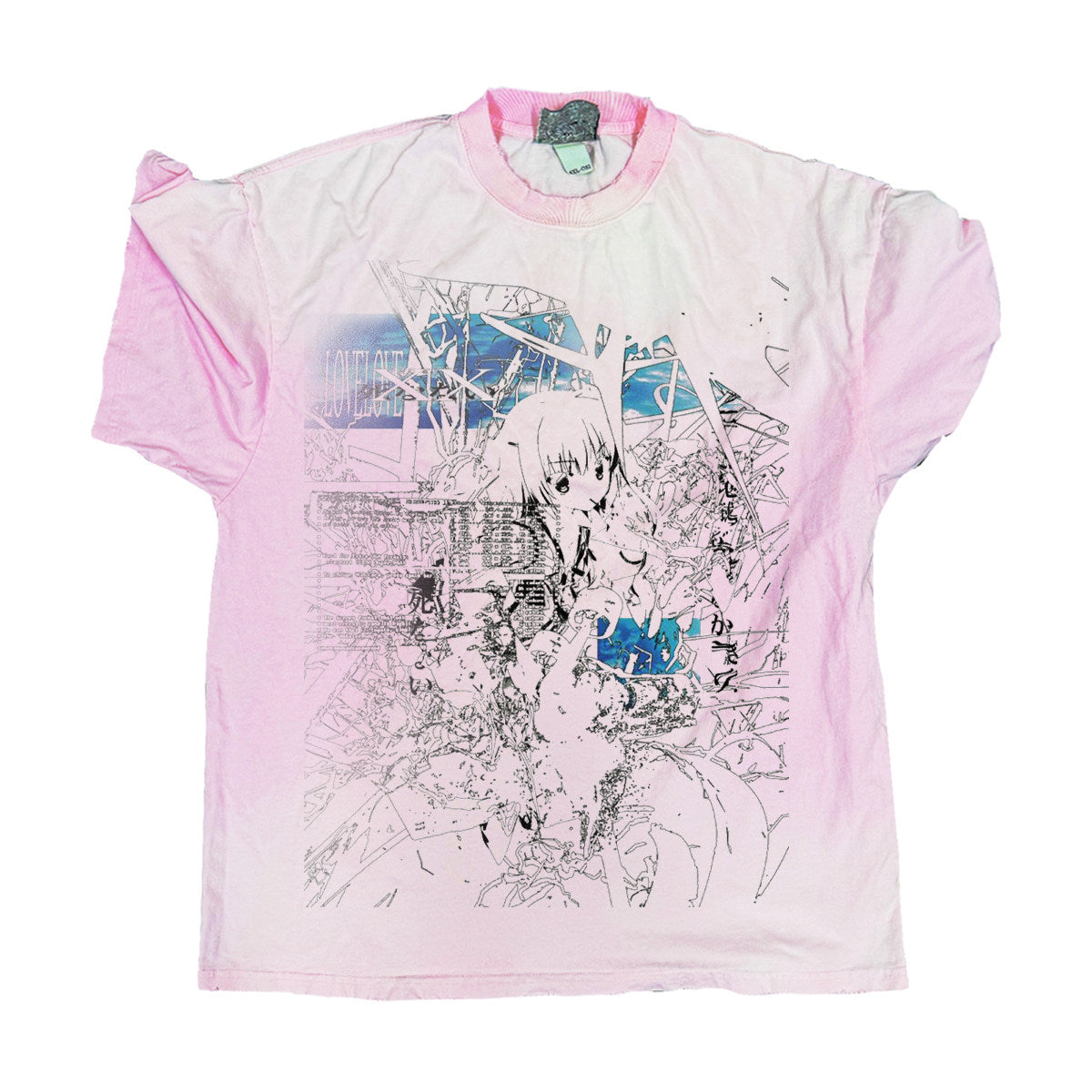 Japanese Graphic Print Crewneck Short Sleeve T-Shirt – Casual Unisex Streetwear Tee