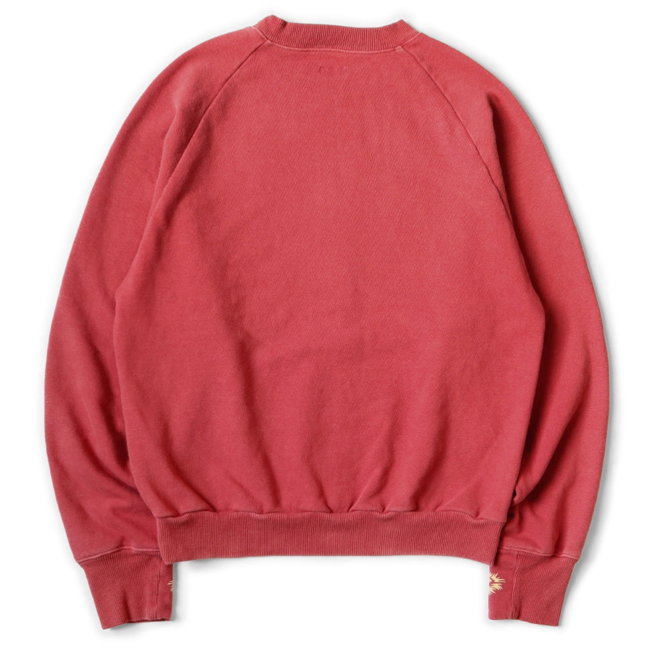 25SS Japanese casual cotton eye print distressed pullover loose crewneck sweatshirt