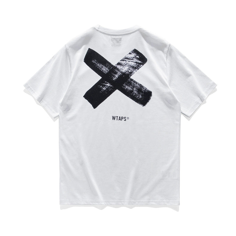 Short sleeve T-shirt for men, printed loose casual tooling, Hong Kong style T-shirt