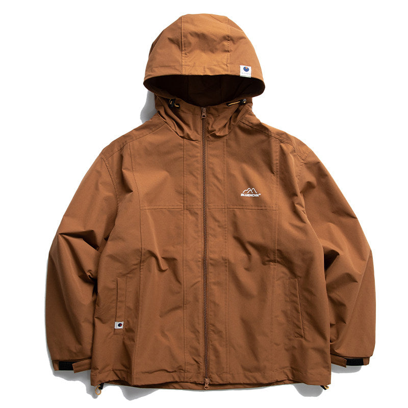 Waterproof Hooded Outdoor Workwear Jacket – Mountain Oversized Unisex