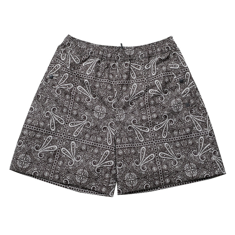 Cashew flower drawstring casual sports beach shorts