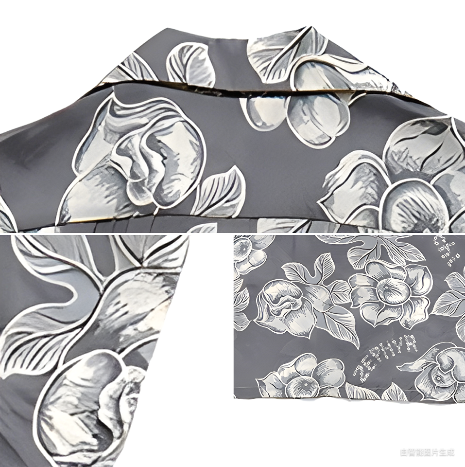 Japanese vintage floral Hawaiian all-over loose short-sleeved shirt