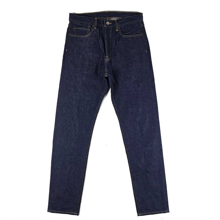 replica Indigo rope dyed white ears cattle jeans