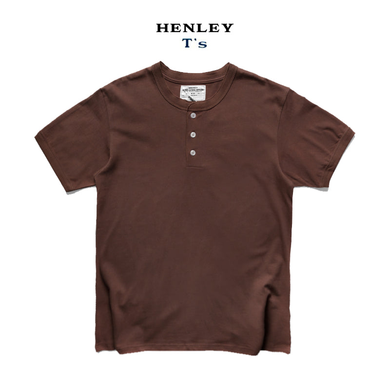 Vintage American T-Shirt - 1900s Cotton Short Sleeve Retro Henry Design