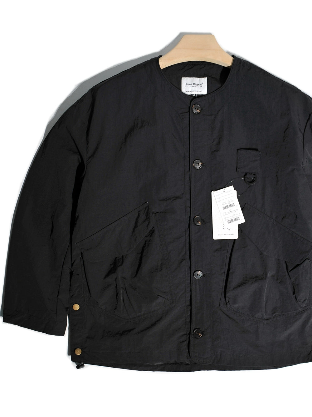 CityBoy Minato Wind Turbine Mountain Outdoor Hunting Pocket Collarless Cargo Jacket Japanese Loose Fishing Jacket