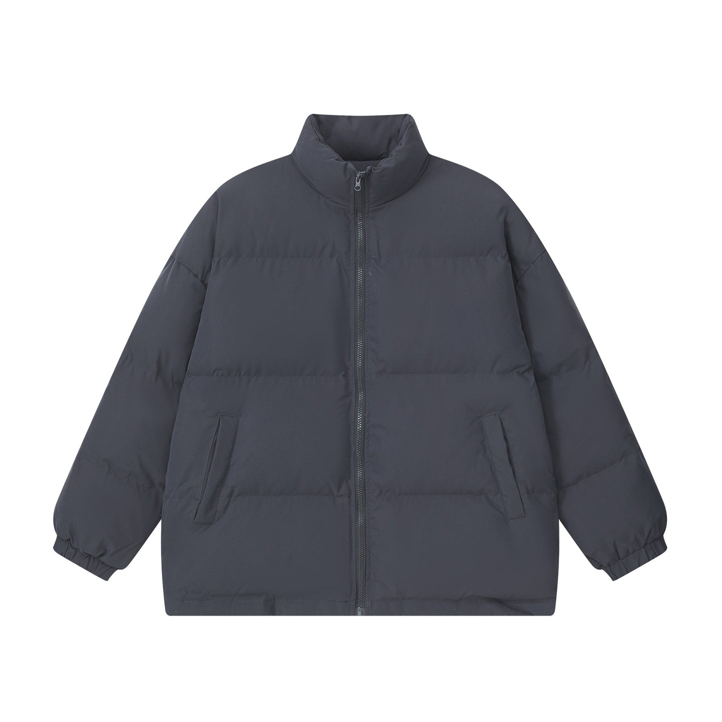 Japanese short bread jacket men's black stand-up collar cotton jacket in winter thick cotton jacket loose warm jacket